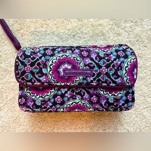 Vera Bradley crossbody bag/wristlet, lilac medallion pattern